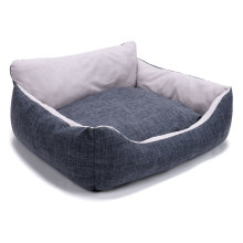 Super Soft Fabric Removable Capa Bolster Cama de cães Campa de pet -tear de tamanho grande